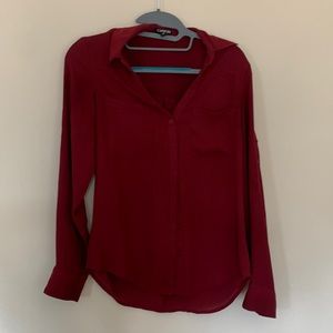Express maroon blouse